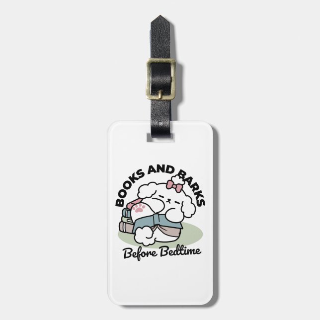 Vor dem Schlafengehen mit meinem Nachwuchs - Buch  Gepäckanhänger (Vorderseite vertikal)