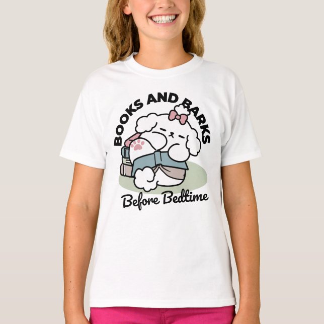 Vor dem Schlafengehen mit meinem Nachwuchs - Buch  T-Shirt (Vorderseite)