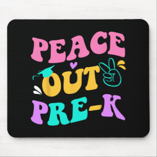 Vor dem Schulabschluss am letzten Schultag Kinder Mousepad
