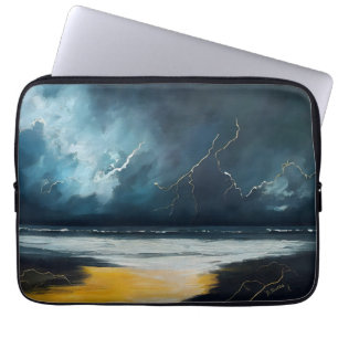 Vor dem Sturm – Abstrakte Meereslandschaft Laptopschutzhülle