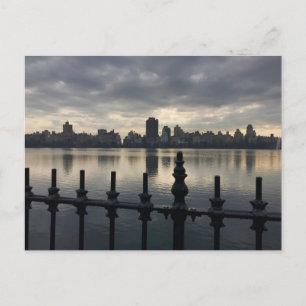 Vor dem Sturm, Central Park Reservoir, NYC Postkarte