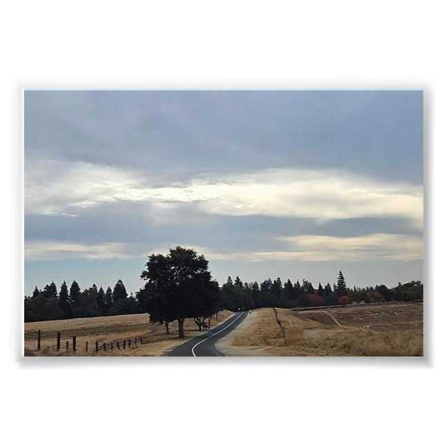 Vor dem Sturm Fotodruck (Vorne)