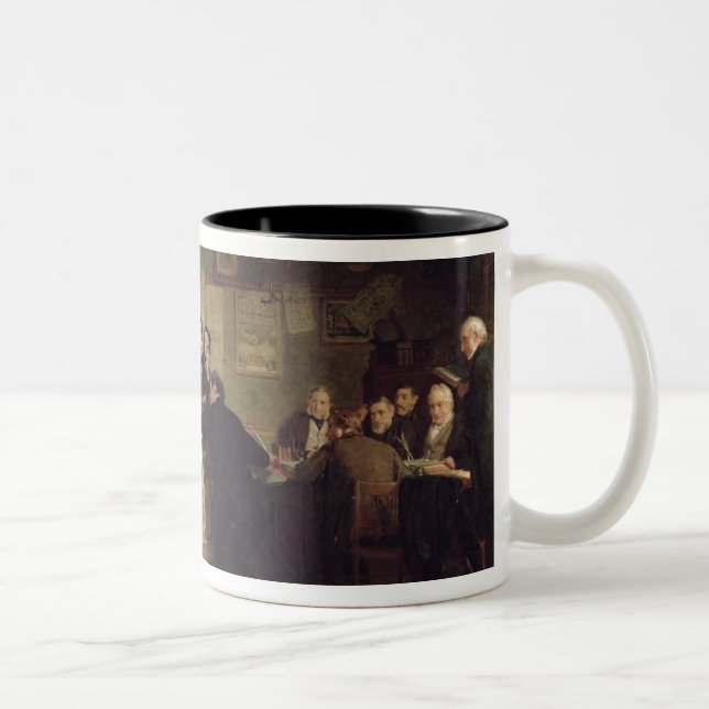 Vor den Richtern Zweifarbige Tasse (Rechts)