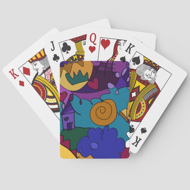 Vor der Feier Spielkarten (Rückseite)