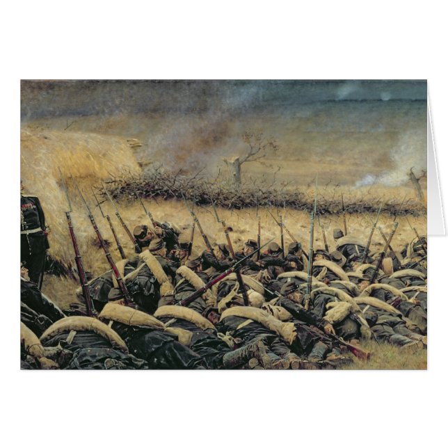 Vor der Offensive 1877-78 (Vorderseite (Horizontal))