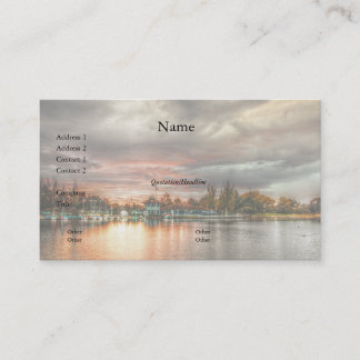 Vor der Storm Business Card Visitenkarte