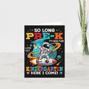 Vor-k Abschluss Funny Preschool Graduate Boys Gir Karte