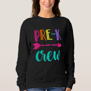 Vor-K Crew Lehrer Erster Schultag Sweatshirt