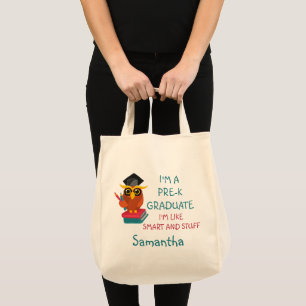 Vor-K Graduate Niedlich 2023 Owl Funny Abschluss N Tragetasche