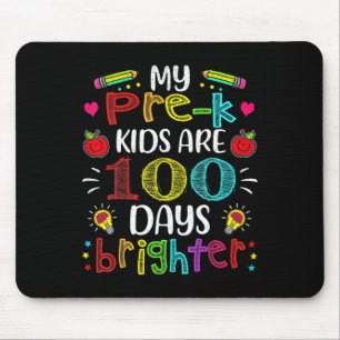 Vor-k Lehrer 100 Tage Hellerer 100. Schultag Mousepad