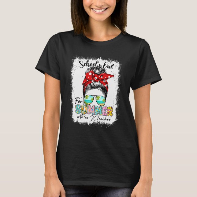 Vor-K-Lehrerschulen für die sommerliche Stimmung v T-Shirt (Vorderseite)