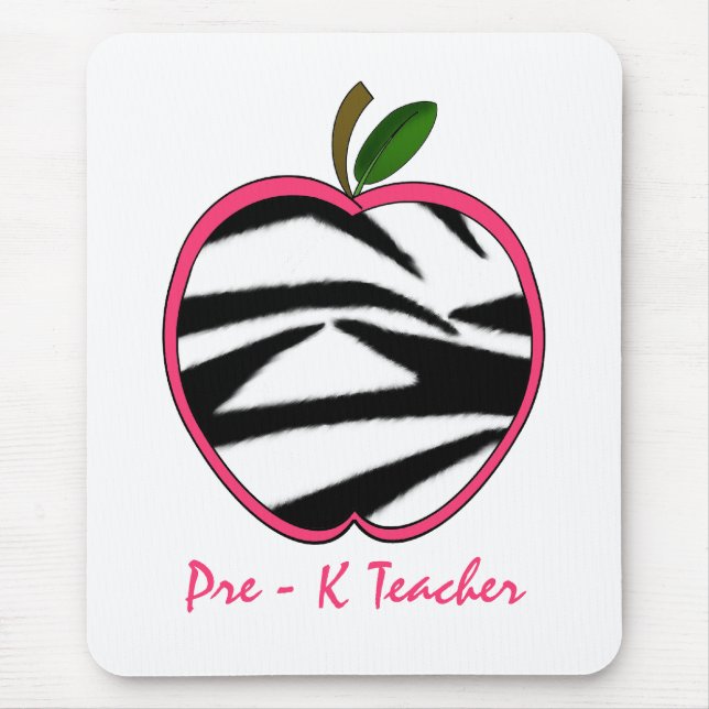 Vor k-Lehrerzebra-Druck Apple Mousepad (Vorne)