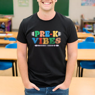Vor-K-Prüfungen zurück an Schullehrer Schüler im V T-Shirt