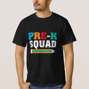 Vor-K-Schulleiter für Squad-Schüler - Matching Kid T-Shirt