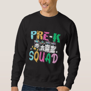Vor-K Squad Unicorn-Vorschullehrerin Sweatshirt