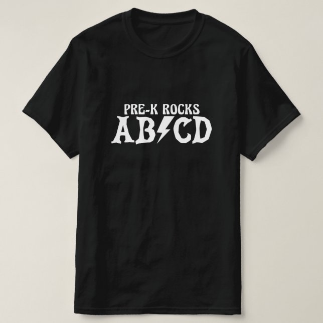 Vor-K-Team-Rocks zurück zur Grundschullehrerin T-Shirt (Design vorne)