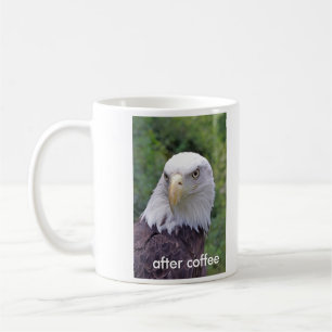 vor Kaffee nach Kaffee-Tasse Kaffeetasse