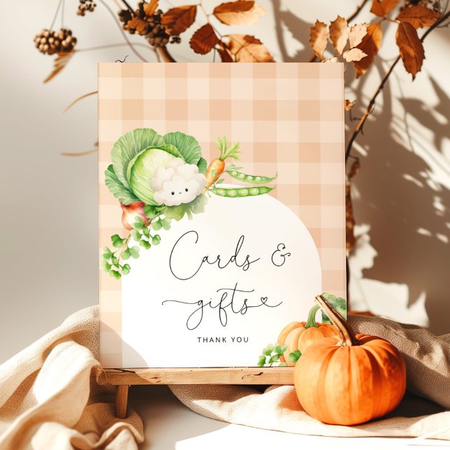 Vor Ort angebaute Herbstgemüse - Karten und Gesche Poster (Von Creator hochgeladen)