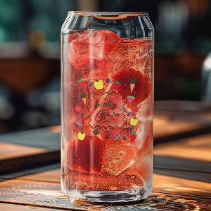 Vor Ort gebaute Baby-Dusche auf dem Bauernmarkt Dosenglas