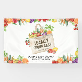 Vor Ort gebaute Babydusche Banner