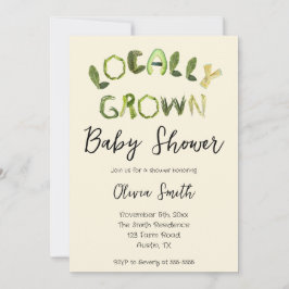 Vor Ort gebaute Babydusche Einladung