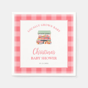 Vor Ort gebaute Babydusche Serviette