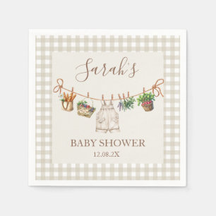 Vor Ort gebaute Babydusche Serviette