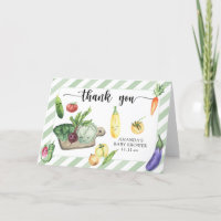Vor Ort gewachsene Babydusche danke