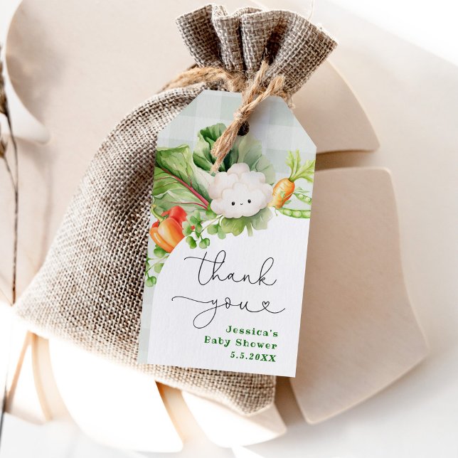 Vor Ort gewachsene Babydusche danke Geschenkanhänger (Von Creator hochgeladen)