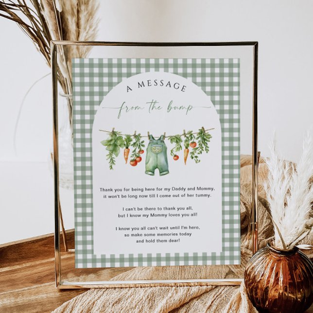 Vor Ort gezüchtete Botschaft aus der Bump-Baby-Dus Poster (Von Creator hochgeladen)