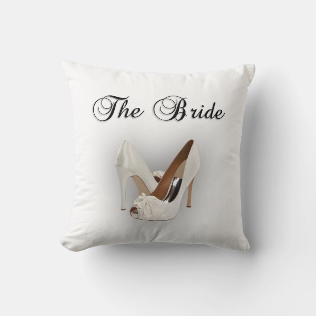 Vor und nach der Hochzeit Kissen (Vorderseite)