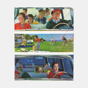 Vor, während und nach Picnic Fleecedecke