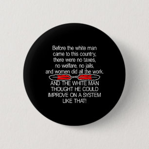 Vor weißem Mann kam 2 USA-Schwarzes Button