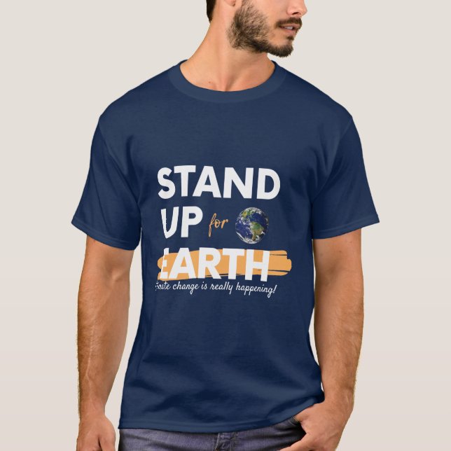 VORANGEHEN FÜR DEN ERNEN Klimawandel T-Shirt (Vorderseite)