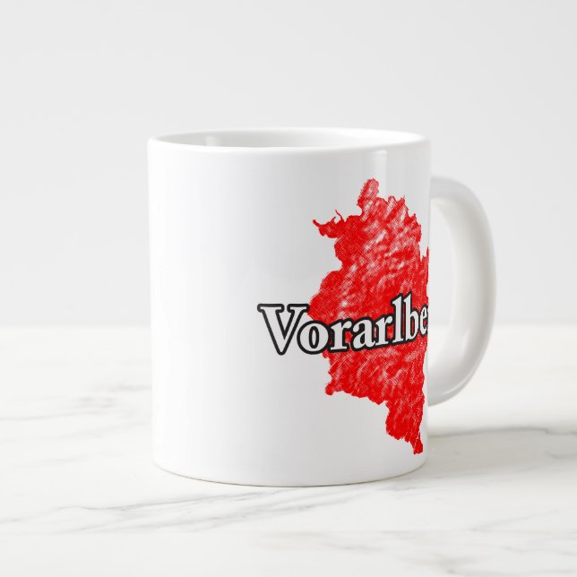 Vorarlberg Jumbo-Tasse (Vorderseite Rechts)