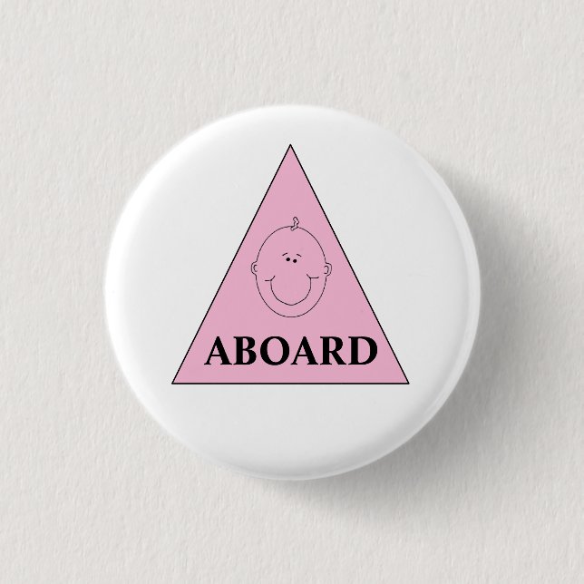 Voraussichtliches Mädchen Button (Vorderseite)