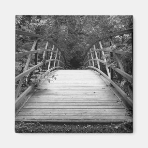 Vorbei kreuzen (b&w) Magnet