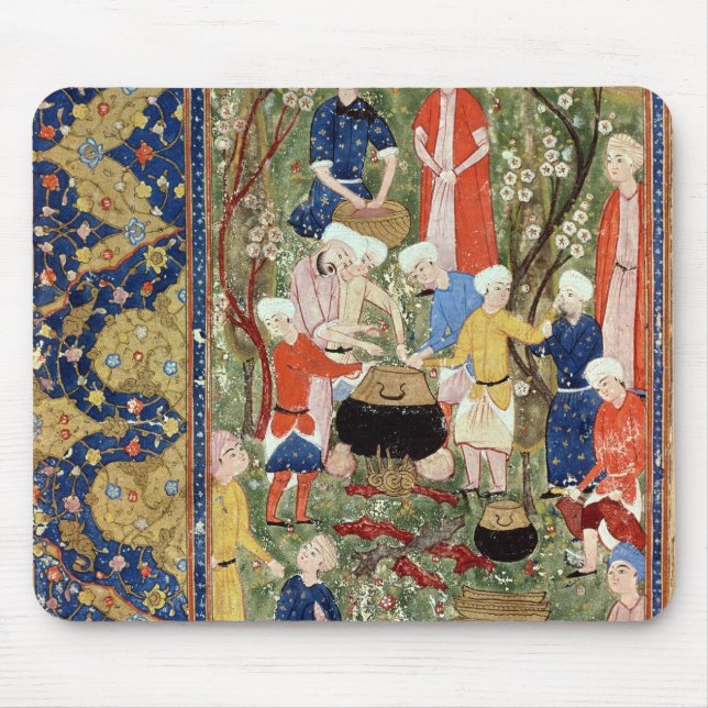 Vorbereiten einer Mahlzeit Mousepad (Vorne)