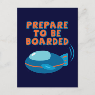 Vorbereiten für den Transport Postkarte