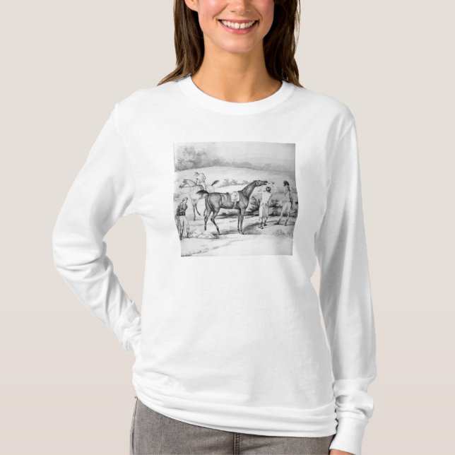 Vorbereiten für ein Rennen T-Shirt (Vorderseite)