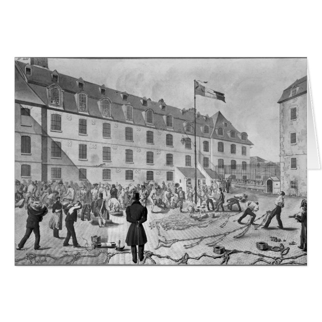 Vorbereiten shackling der Convicts (Vorderseite (Horizontal))