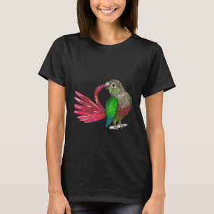 Vorbereiten von grüner Wangenkonsistenz T-Shirt