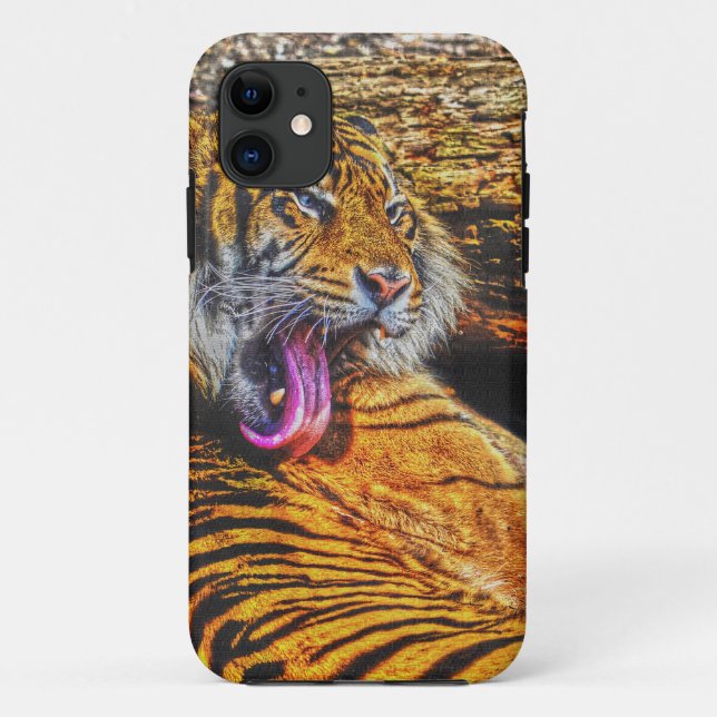 Vorbereiten von Sumatran Tiger Big Cat Wildlife Case-Mate iPhone Hülle (Rückseite)