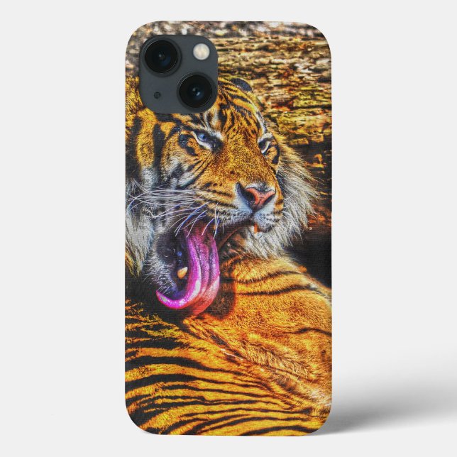Vorbereiten von Sumatran Tiger Big Cat Wildlife Case-Mate iPhone Hülle (Rückseite)
