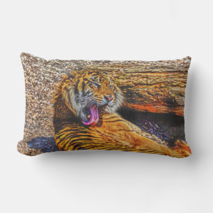 Vorbereiten von Sumatran Tiger Big Cat Wildlife Lendenkissen