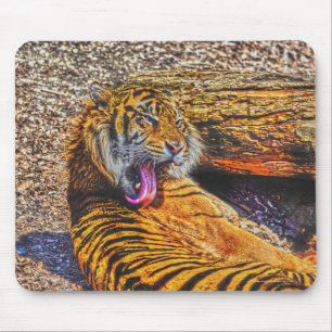 Vorbereiten von Sumatran Tiger Big Cat Wildlife Mousepad