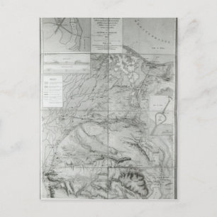 Vorbereitende Karte des Suezkanals 1855