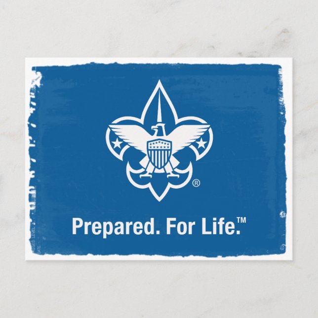 Vorbereitet. Lebensversicherungskarte Postkarte (Vorderseite)