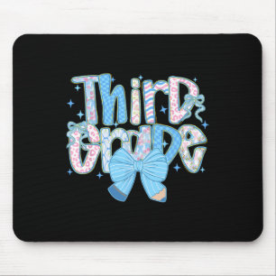 Vorbereitete dritte Klasse Zurück zur Schule Flora Mousepad