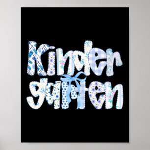 Vorbereiteter Kindergarten-Lehrer-Team-Bogen-Byck Poster